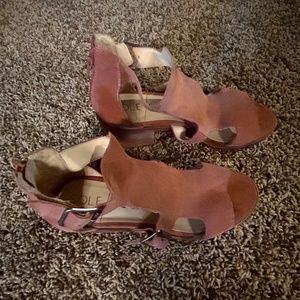 Sole Society Tally Block Heel Sandal Size 9